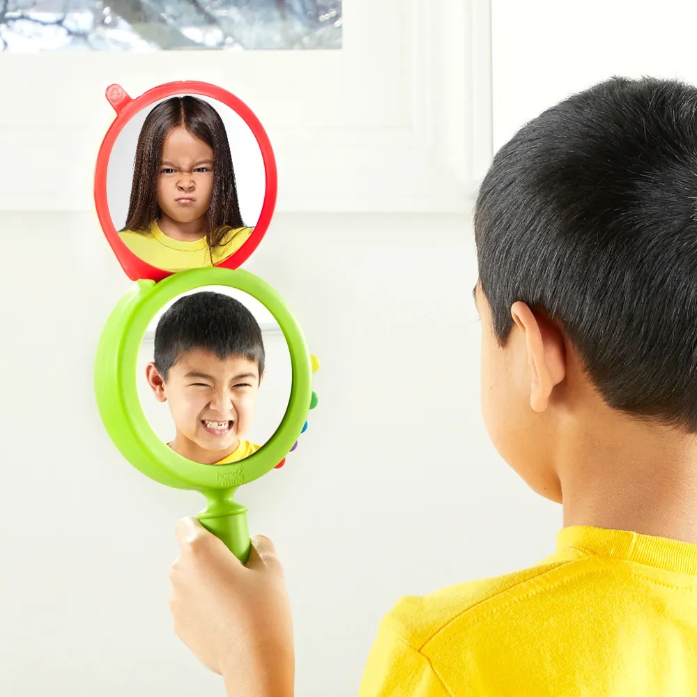 Hand2Mind - See My Feelings Mirror - Emotions Teaching Activity Toy - Image 7