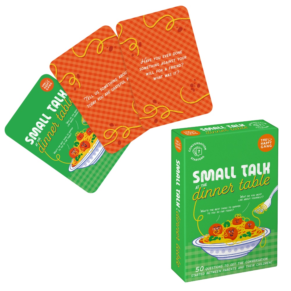 The Happy Gang - Small Talk At The Dinner Table Family Card Game for Kids & Adults - Image 4