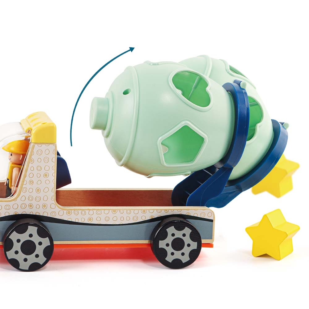 TopBright - Shape Sorting Truck with Wooden Blocks for Toddlers-** - Image 6