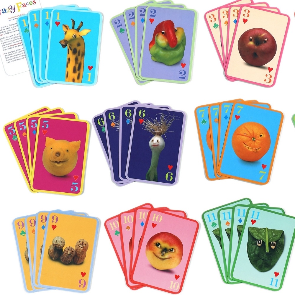 eeBoo - Crazy Faces Playing Cards -** - Image 3