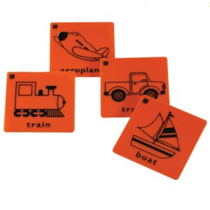 EDX Education - Art Rubbing & Embossing Plates - Transport 4pcs