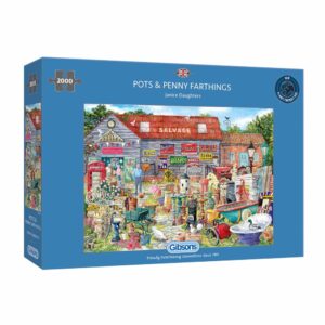 Gibsons - Pots and Penny Farthings - 2000 Piece Jigsaw Puzzle