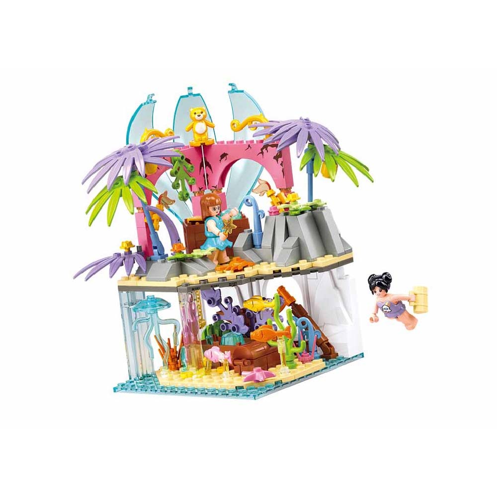 Sluban Building Set: Girls Dream - Secret Island - 224pcs - Image 2