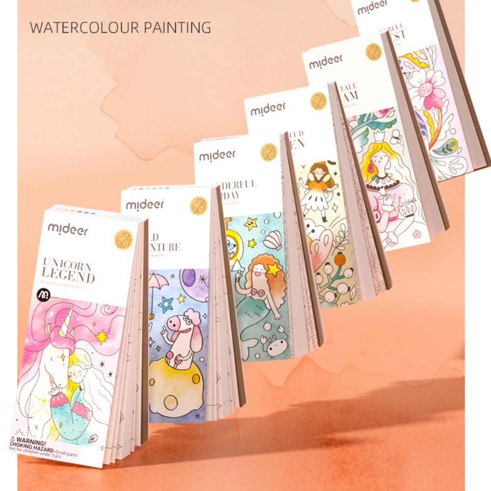 Mideer - Watercolour Painting Set - Travel Size - Unicorn Legend - Image 8