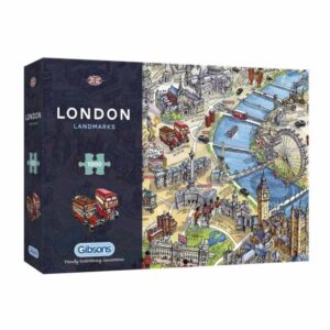 Gibsons - London Landmarks - 1000 Piece Jigsaw Puzzle