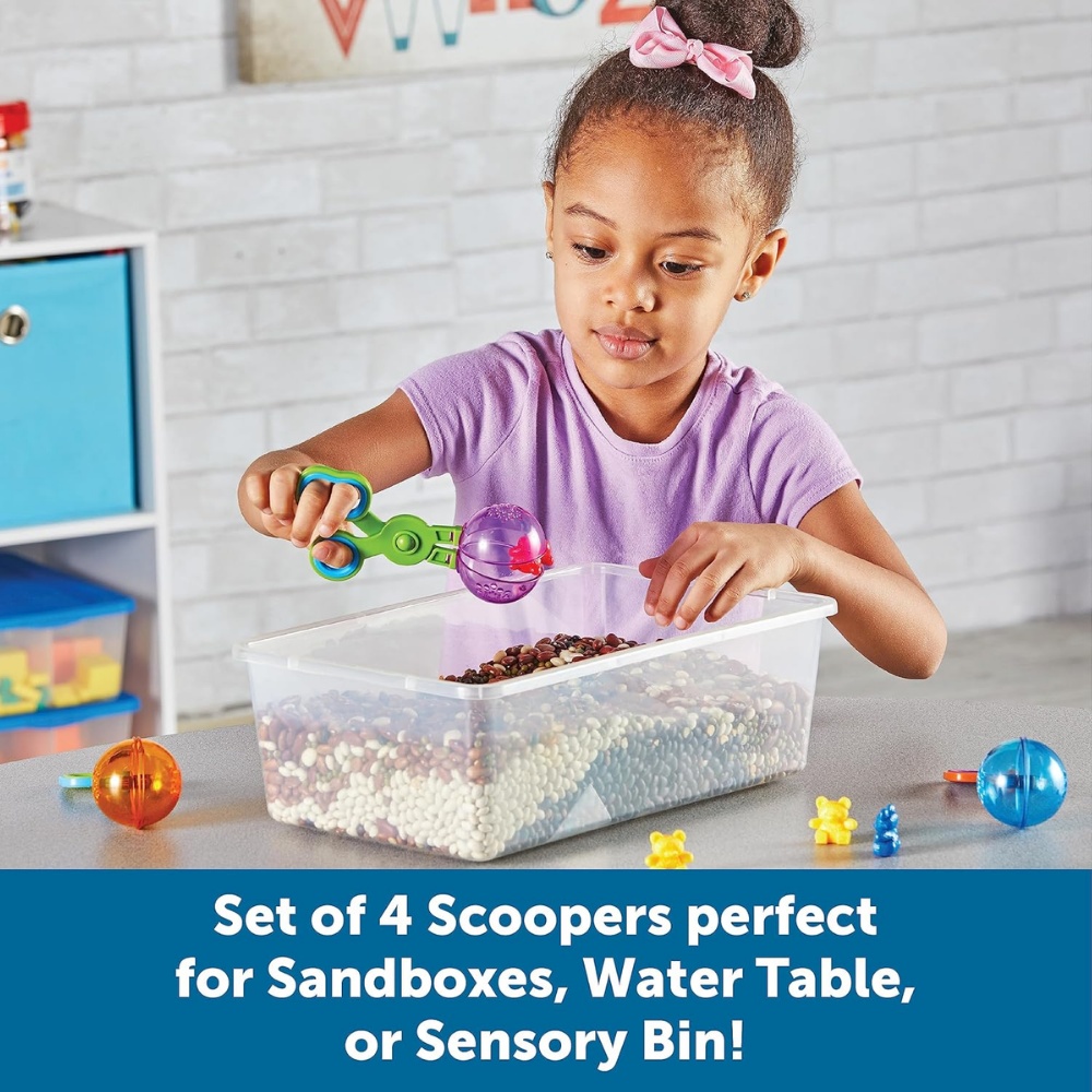 Learning Resources - Handy Scoopers - Fine Motor & Sensory Play Tool - Image 2