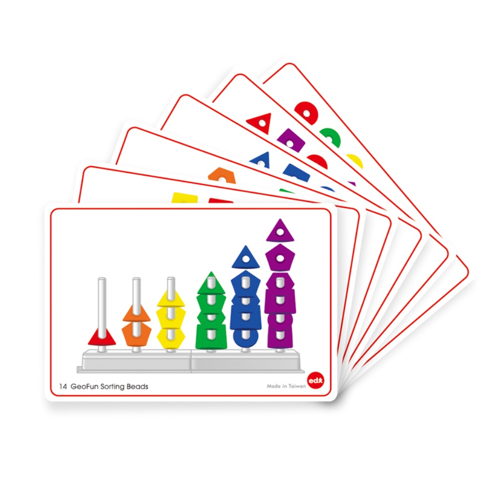 EDX Education - GeoFun Geometric Sorting Beads - Math Manipulatives Learning Set - Image 3