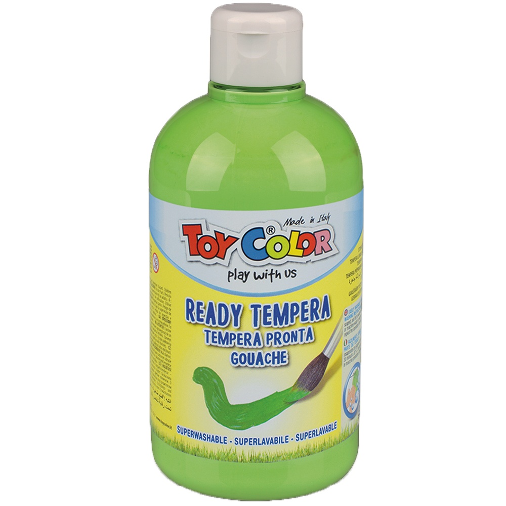 Toy Color - Superwashable Ready-Mix Tempera Paint for Kids - Pastel Shades - Bulk Pack 6 x 500ml - Image 6