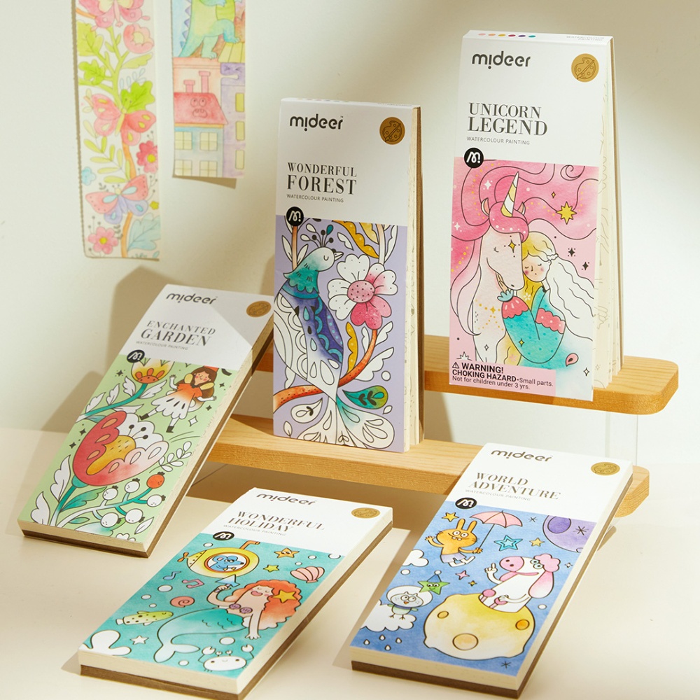 Mideer - Watercolour Painting Set - Travel Size - Unicorn Legend - Image 7