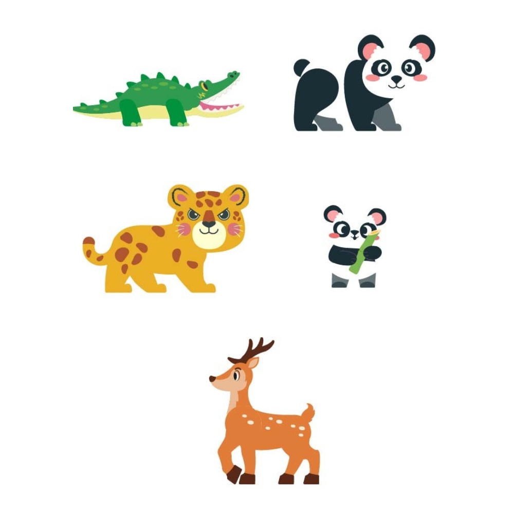 Magnetic Tiles - Wild Animals Set - 45 Pieces - Image 5