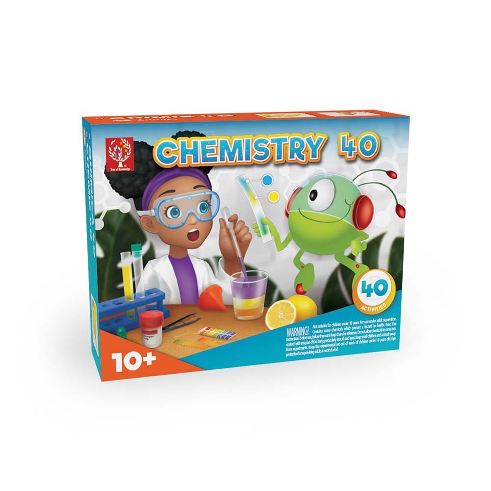 Edu-Toys - Chemistry Kit - 40 Activities - Science Learning Kit for Kids