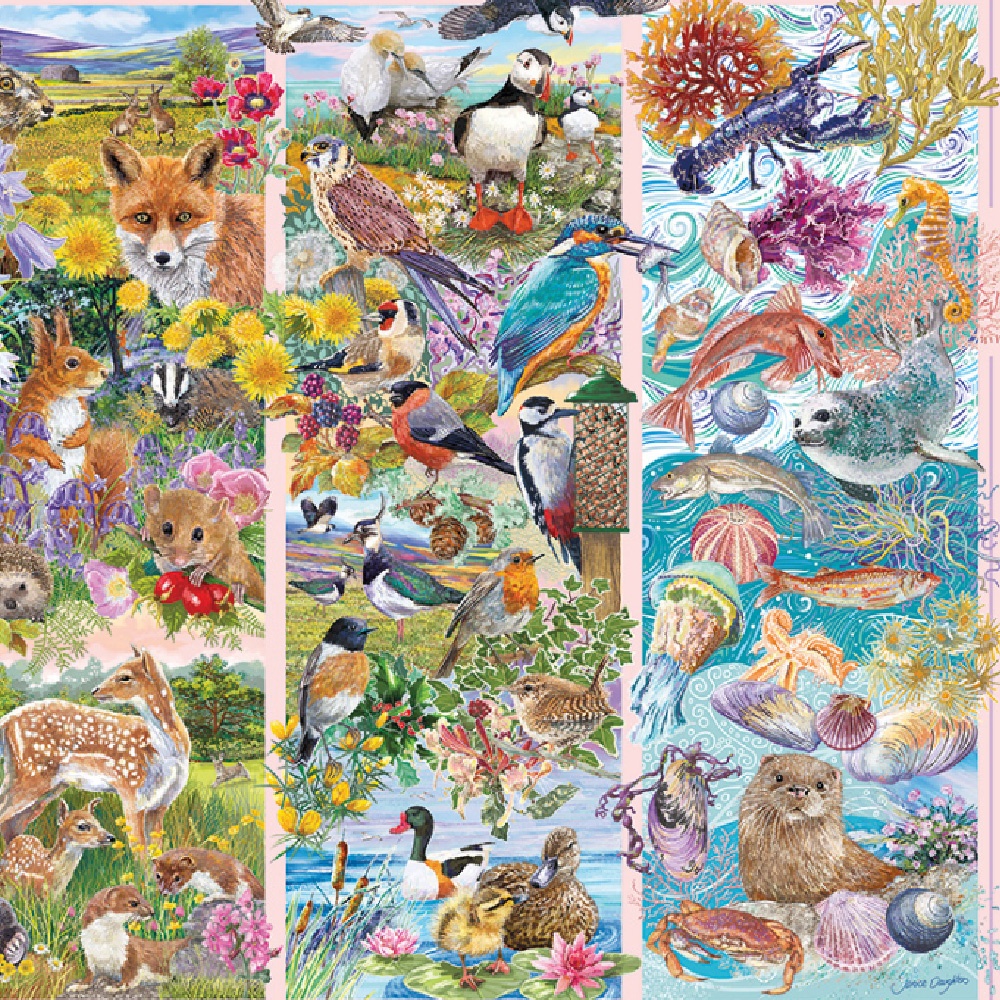 Gibsons - Curious Creatures - 1000 Piece Jigsaw Puzzle - Image 3