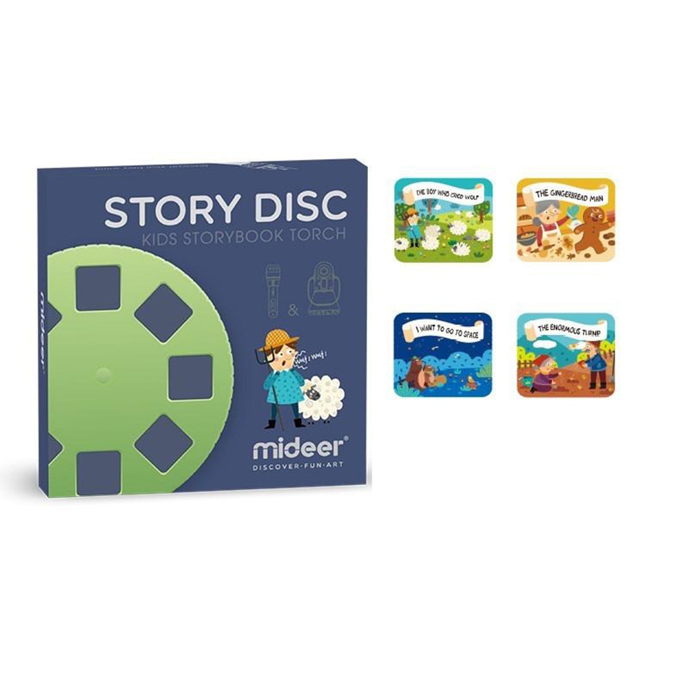 Mideer - Kids Story Book Torch - Disc Set 3