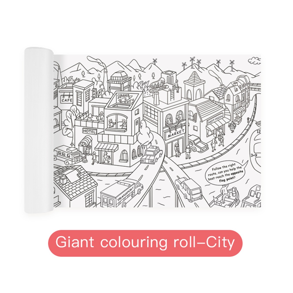 Mideer - Giant Colouring Roll: City - 10m - Image 3