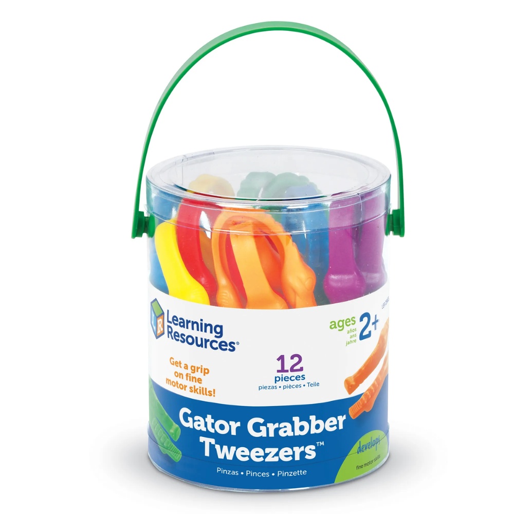 Learning Resources - Gator Grabber Tweezers set of 12 - Image 6