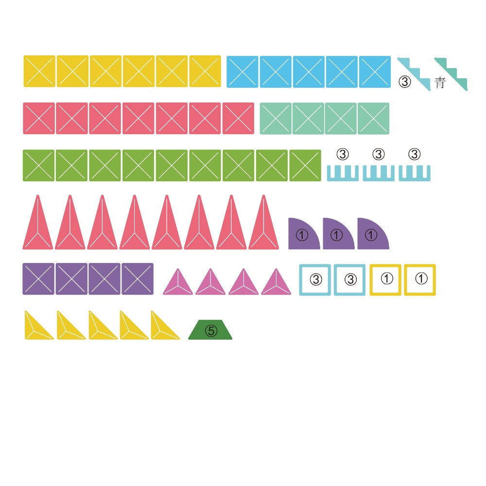 Magnetic Tiles - Space Adventure Set - 70 Pieces - Image 4