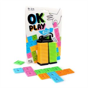 Big Potato Games - OK Play! - The 5-in-a-row Travel Game - 2-4 Players