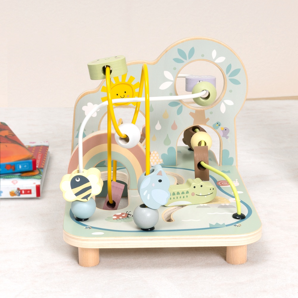TookyToy - Forest Bead Maze - Wooden Fine Motor Activity Toy - Image 3