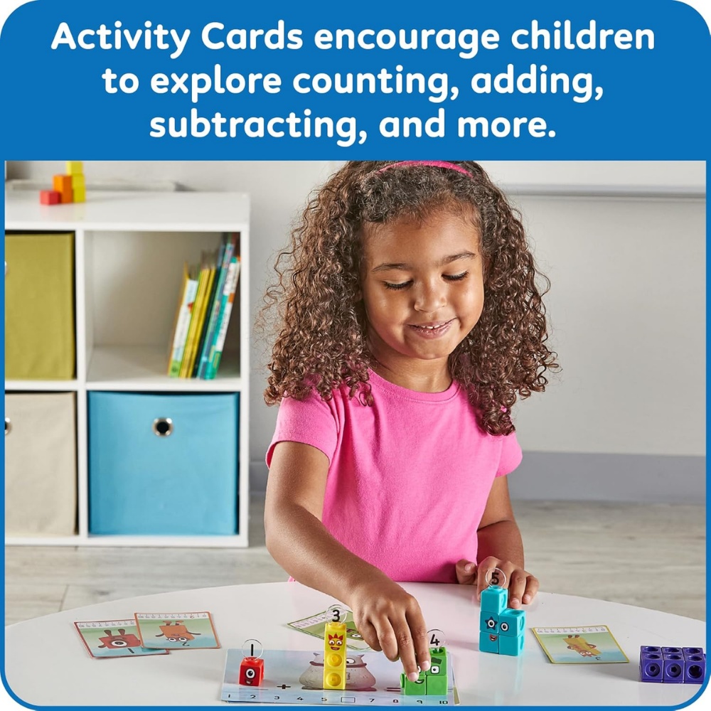 Learning Resources - MathLink® Cubes Numberblocks 1 - 10 Activity Set - Image 3