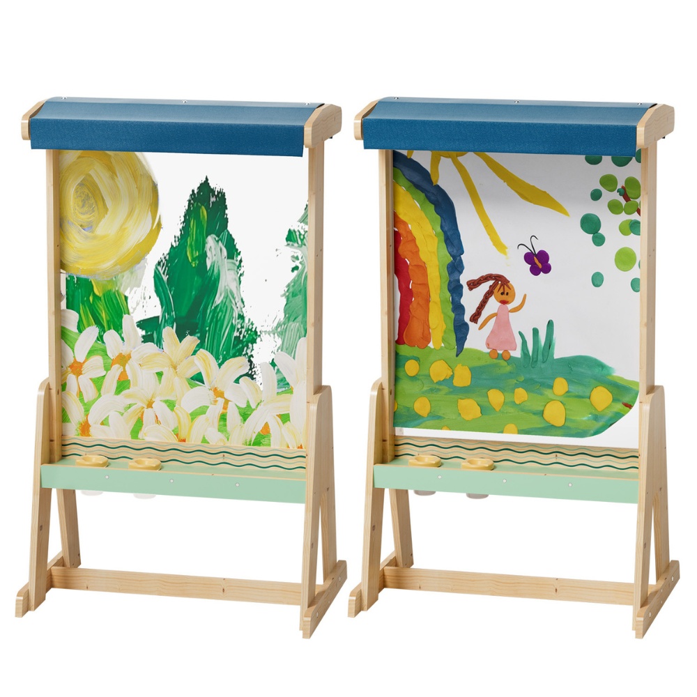 TopBright - Outdoor Painting Art Easel with Double-Sided Clear Board - 5pcs - Image 4