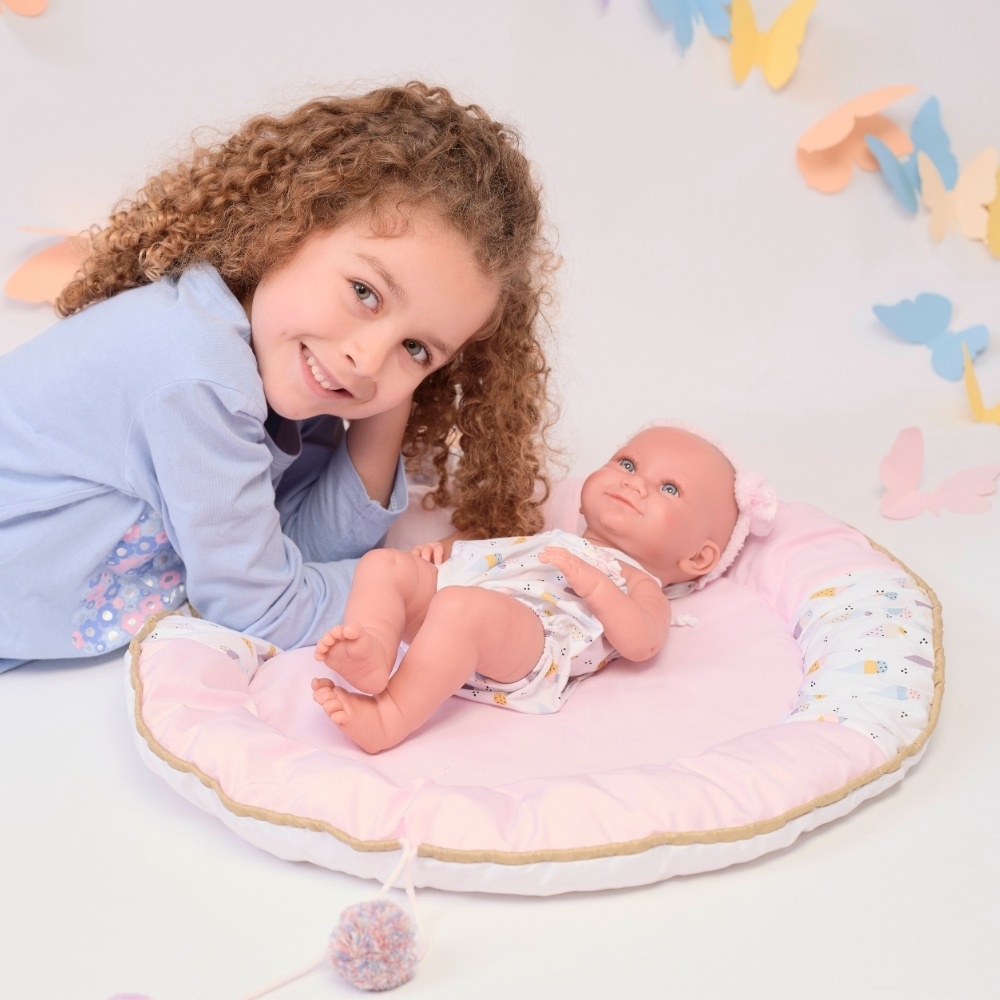 Llorens - Anatomically Correct Baby Girl Doll with Clothing & Mat: Nica - 40cm - Image 3