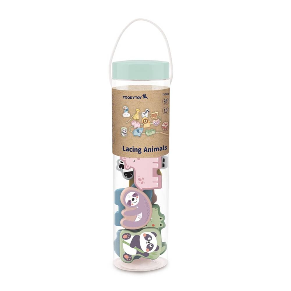 TookyToy - Fine Motor Lacing Animals Set - Image 9