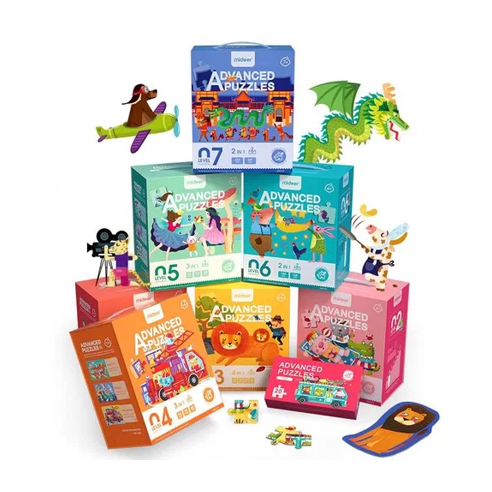 Mideer - Level Up Puzzles - 4-in-1 - Level 2 Seasons - Image 6