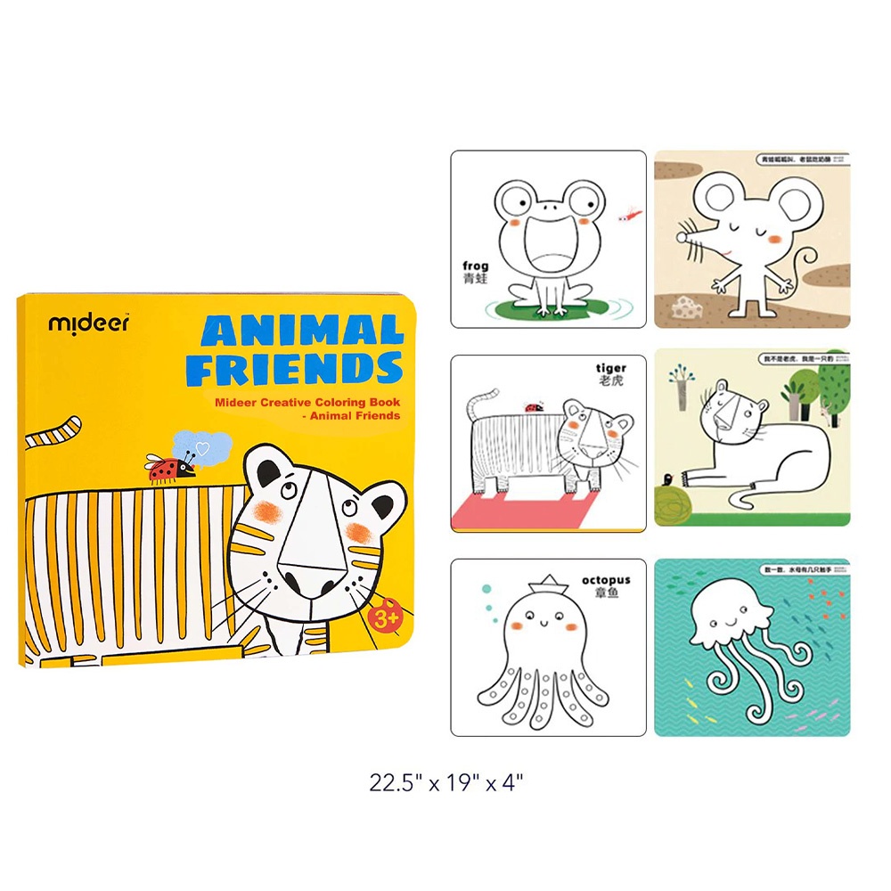 Mideer - Colouring Book Animal Friends - Image 2