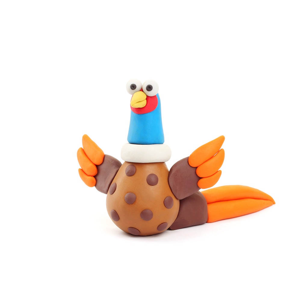 Hey Clay - Modelling Air-Dry Clay with Fun Interactive App - Pheasant, Ara Parrot, Dove, Series Birds, 6 cans - Image 5