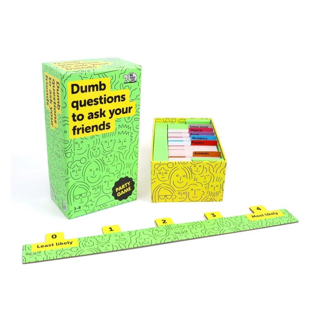 Big Potato Games - Dumb Questions To Ask Your Friends - Party Card Game - 3-8 Players