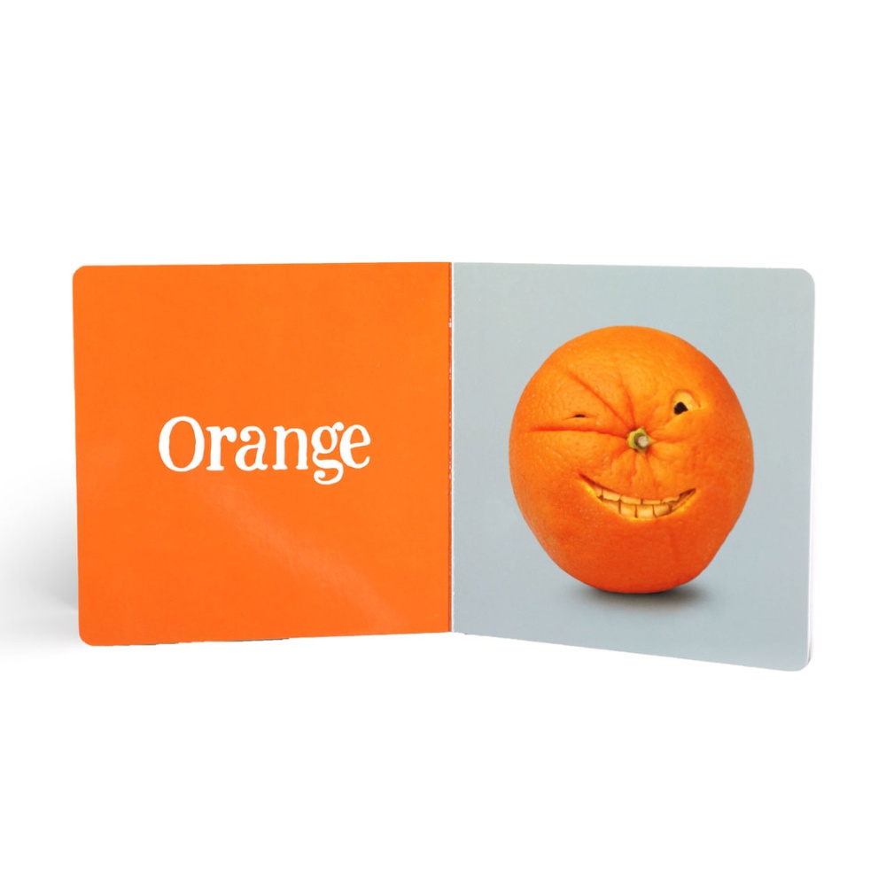 eeBoo - Play With Your Food Board Book - Colours - Early Learning Picture Book - Image 4
