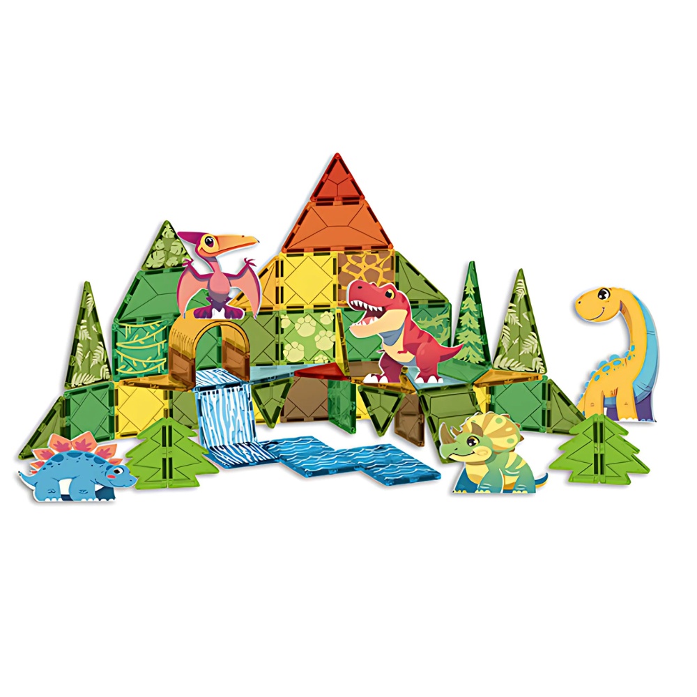 Magnetic Tiles - Dinosaur Set - 30 Pieces - Image 2