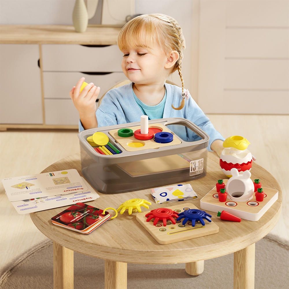 TopBright - 8-in-1 Montessori Educational Activity Box - 13-15 Months - Image 5