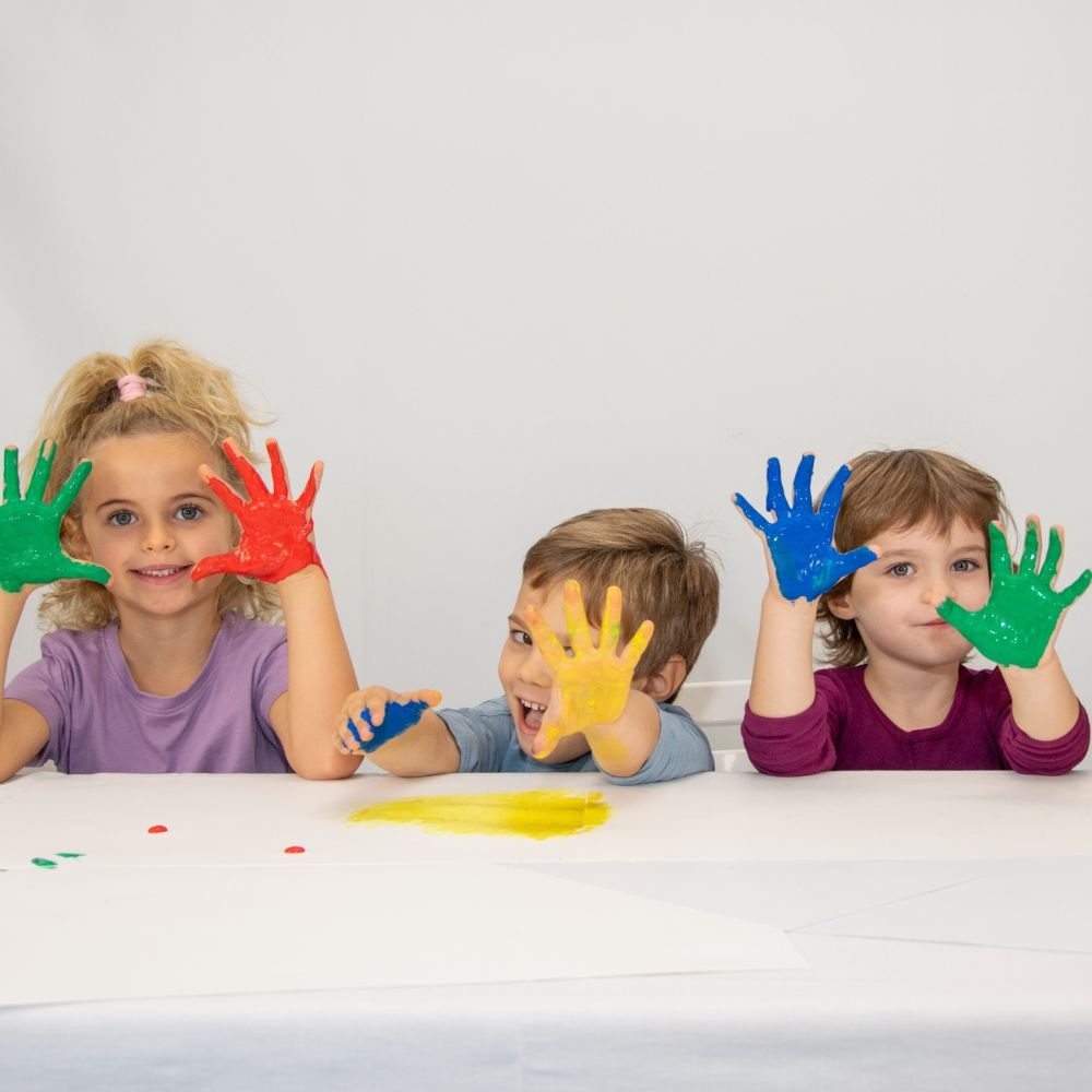 Toy Color - Superwashable Ready-Mix Non-Toxic Fingerpaint - 6 x 180ml Jars - Image 4