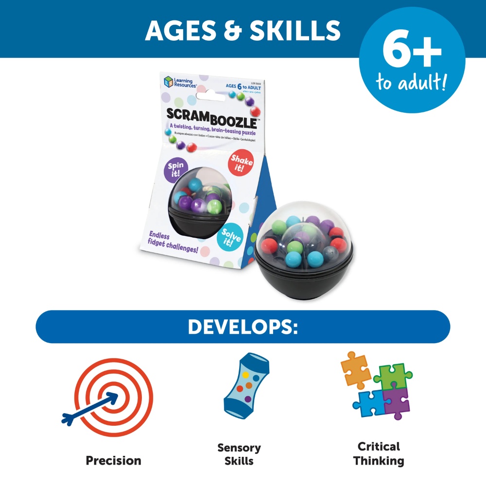 Learning Resources - Scramboozle™ Puzzle Ball - Travel Game for Kids - Image 5