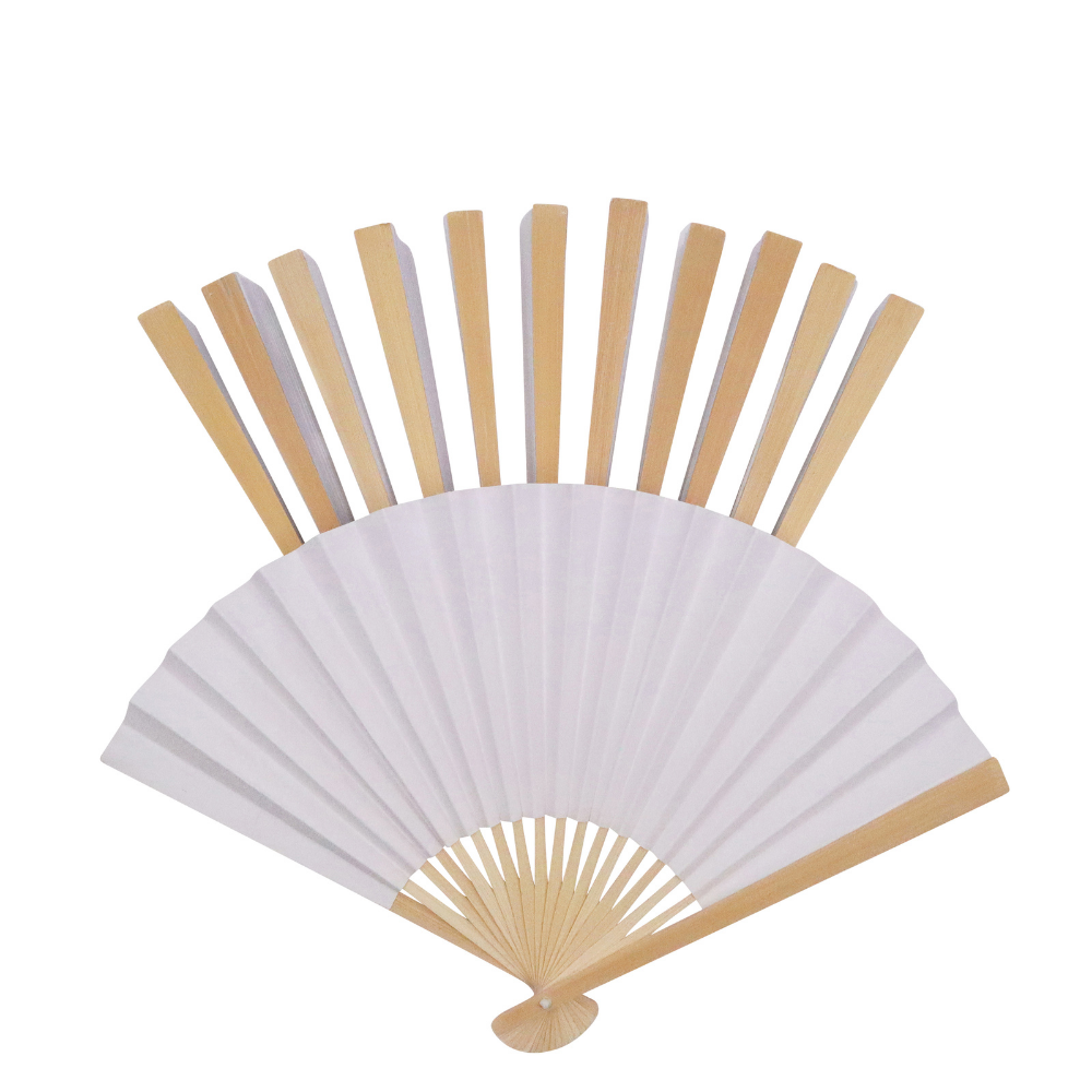 Anthony Peters - White Paper Fans for Decorating Kids Crafts - Pack of 12