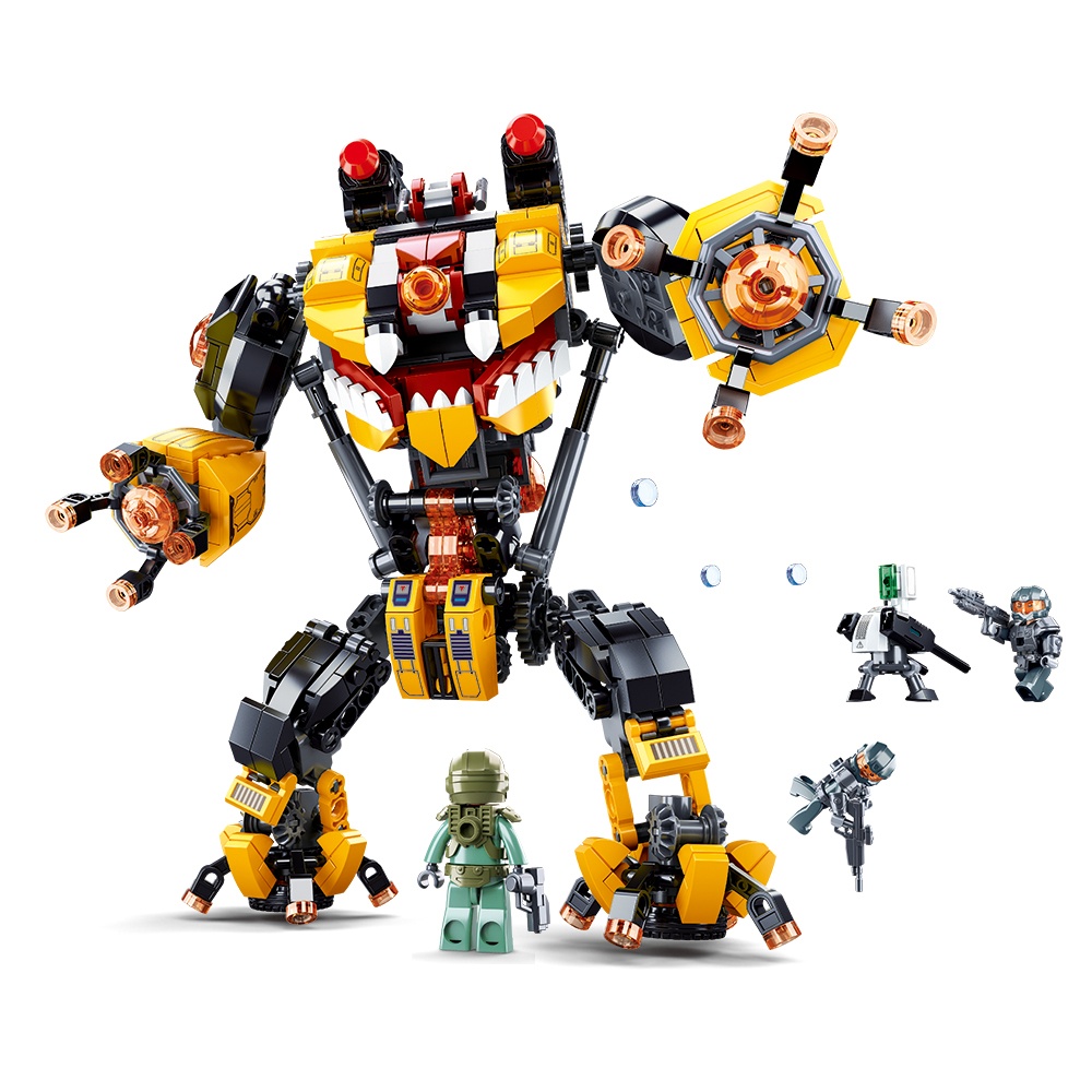 Sluban Building Set: Atomic Storm Uprising - Inquisitor Robot - 668pcs - Image 2