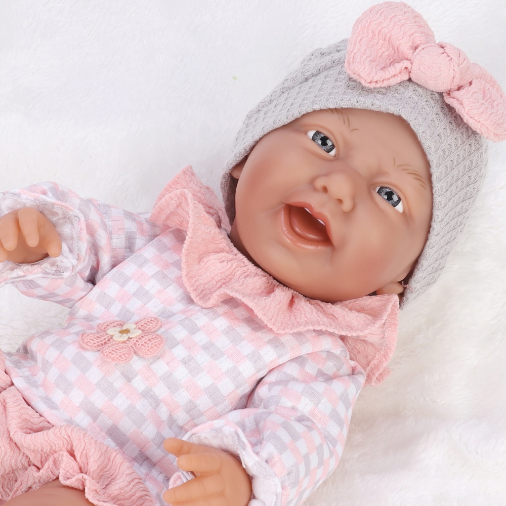 Baby Doll with Pink Clothing & Accessories - Vinyl Body - 40 cm - Image 4