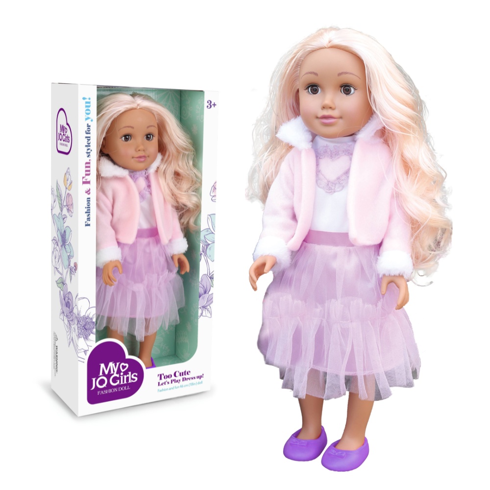 Fashion Doll - Blonde Hair, Skirt & Ballerina Flats - 46cm - Image 5