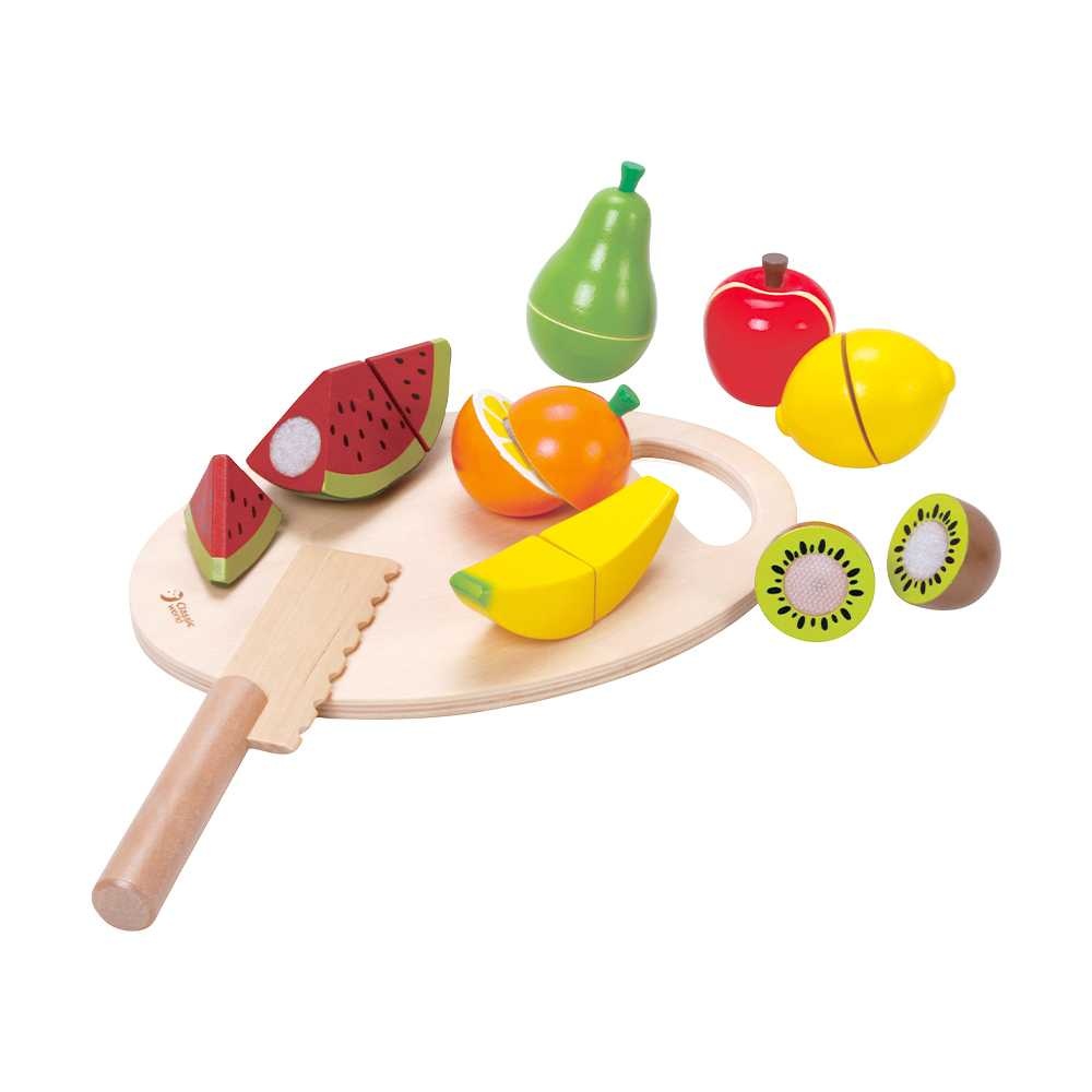Classic World - Pretend & Play - Cutting Fruit - 9pcs - Image 6