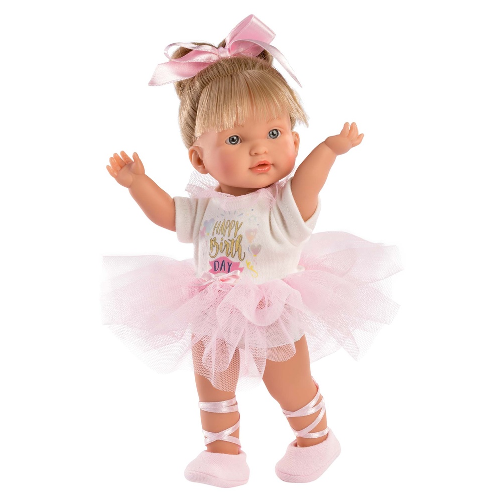 Llorens - Baby Girl Doll: Valeria Happy Birthday - 28cm - Image 3