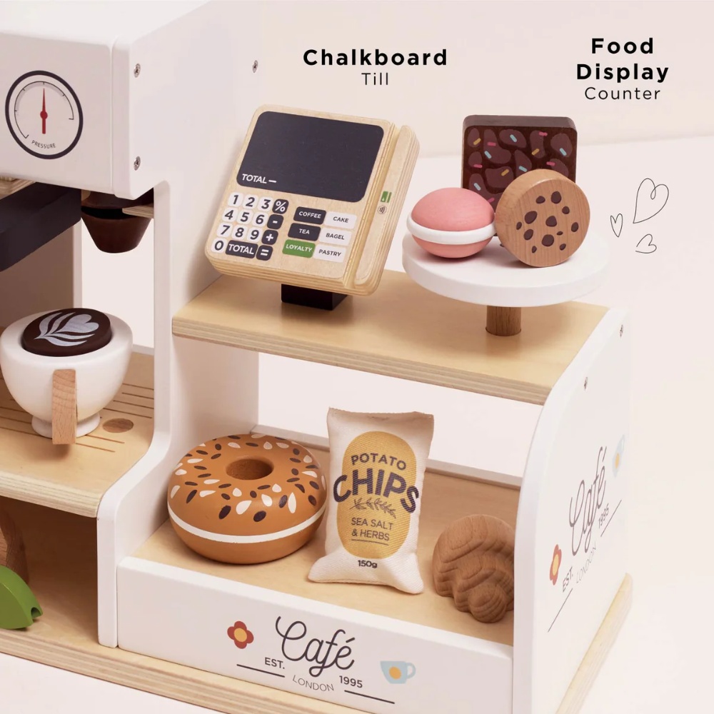 Le Toy Van - Barista Cafe Shop Playset - 18pcs - Image 5