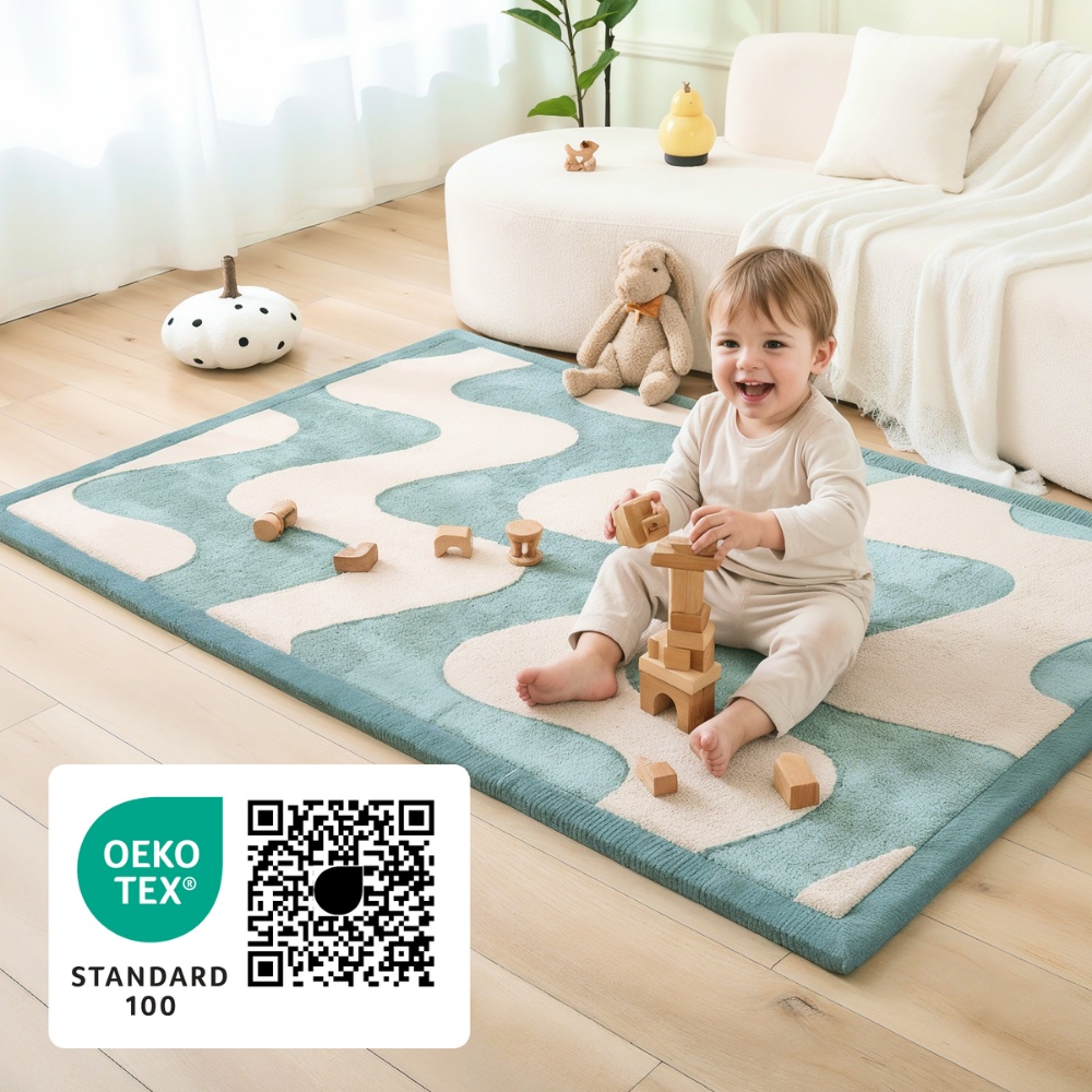 Hakuna Matte - CloudSoftRise Play Mat 3D Carpet - Waves 200 x 150 x 2.5 cm - Image 6