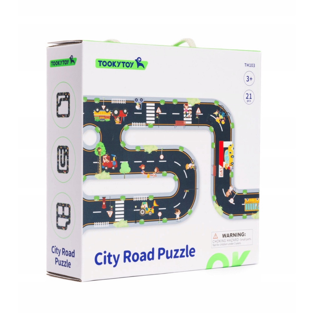 TookyToy - City Road Puzzle Play Set - Image 7