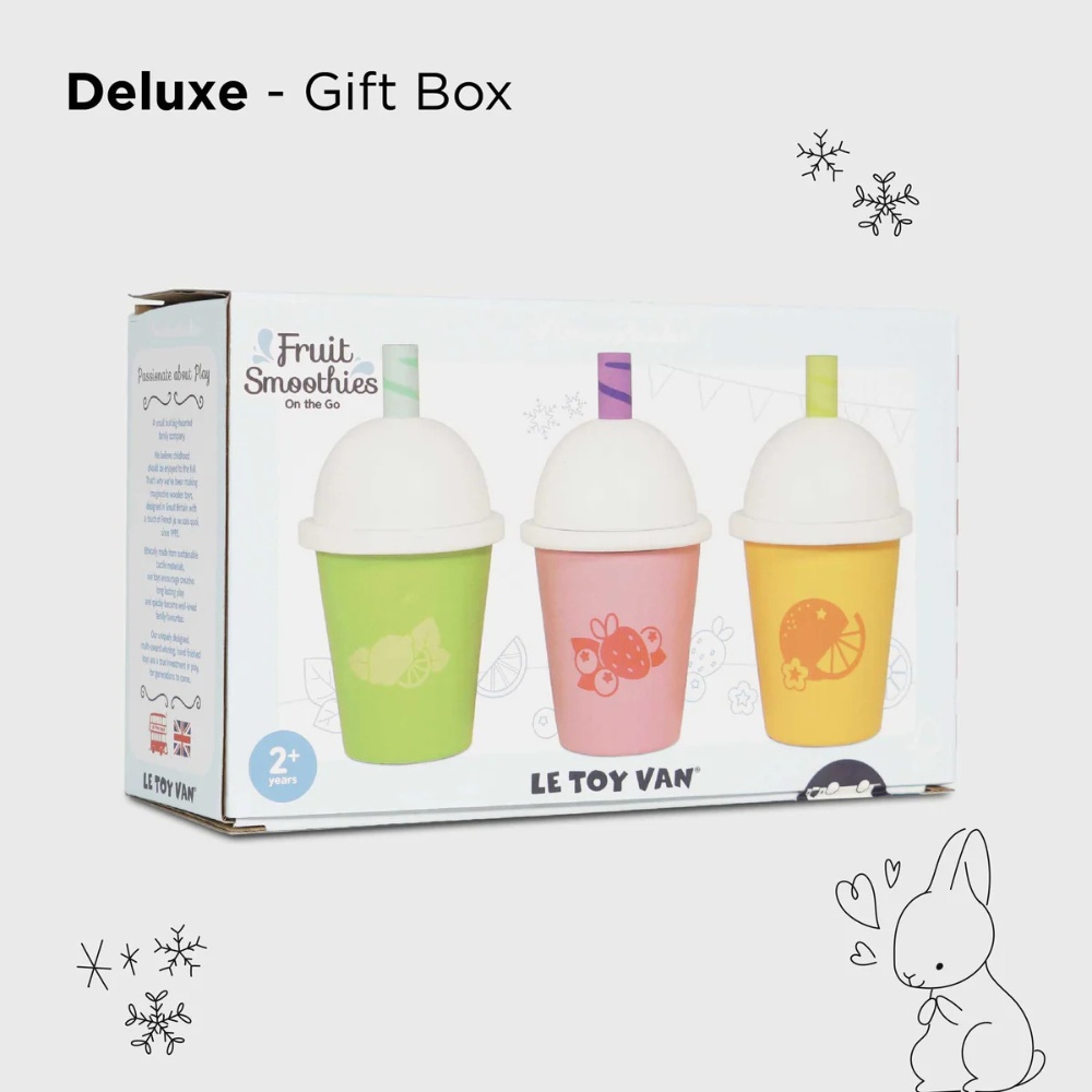 Le Toy Van - Wooden Take Away Smoothie Trio - 3pcs - Image 8