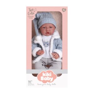 Baby Doll - Soft Cotton Body - Clothing, Beanie & Shoes - 40cm
