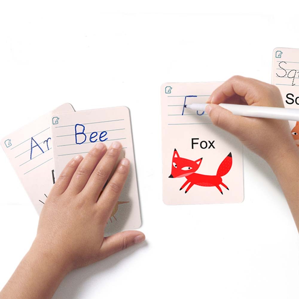 Mideer - Write & Wipe Cards: Words - Reusable Learning Cards for Kids - Image 4