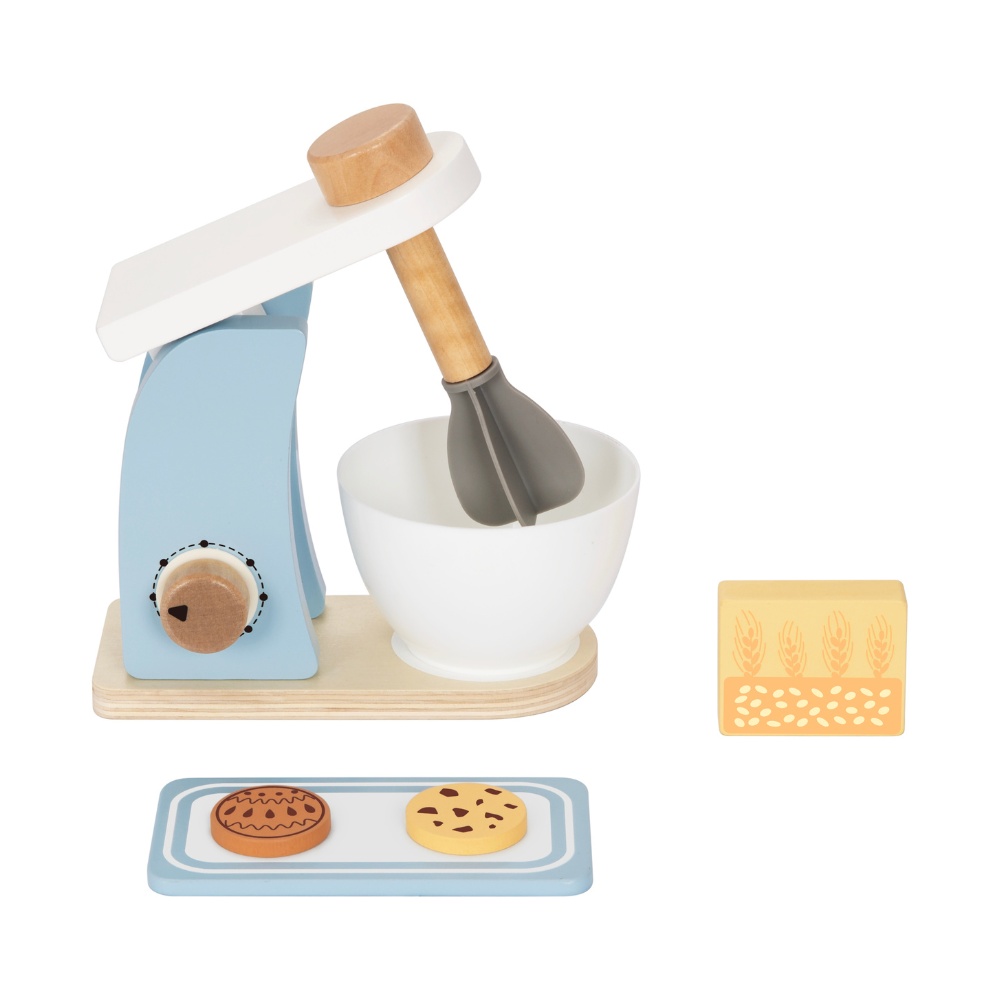 hi Pando - Pretend & Play - Wooden Baking Mixer Set - 6pcs