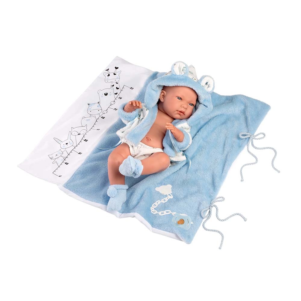 Llorens - Anatomically Correct Baby Boy Doll with Outfit & Changer: Nico - 40cm - Image 3