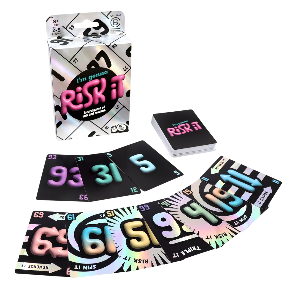 Big Potato Games - I'm Gonna Risk It - A card game of risk and reward - 2-5 Players
